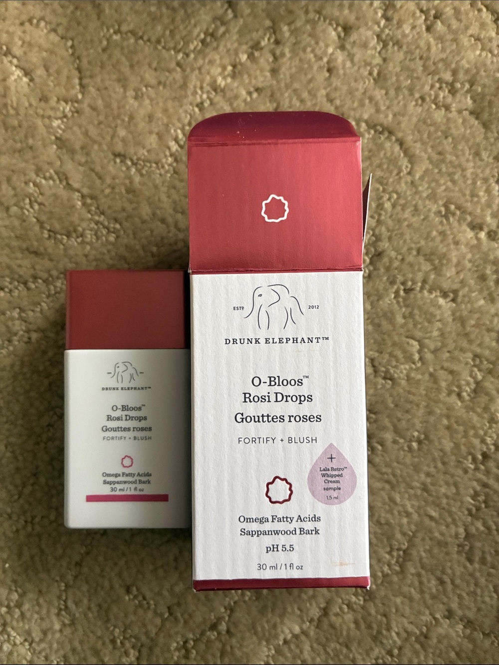 Drunk Elephant O-Bloos Rosi Drops 1oz
